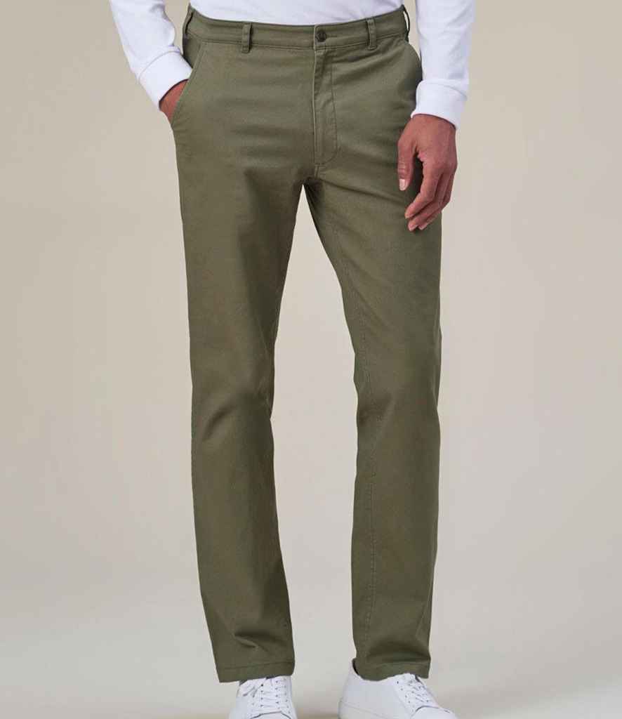 Brook Taverner Miami Slim Fit Chino Trousers PenCarrie